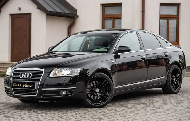 Audi A6 cena 27900 przebieg: 202123, rok produkcji 2007 z Łobżenica małe 407